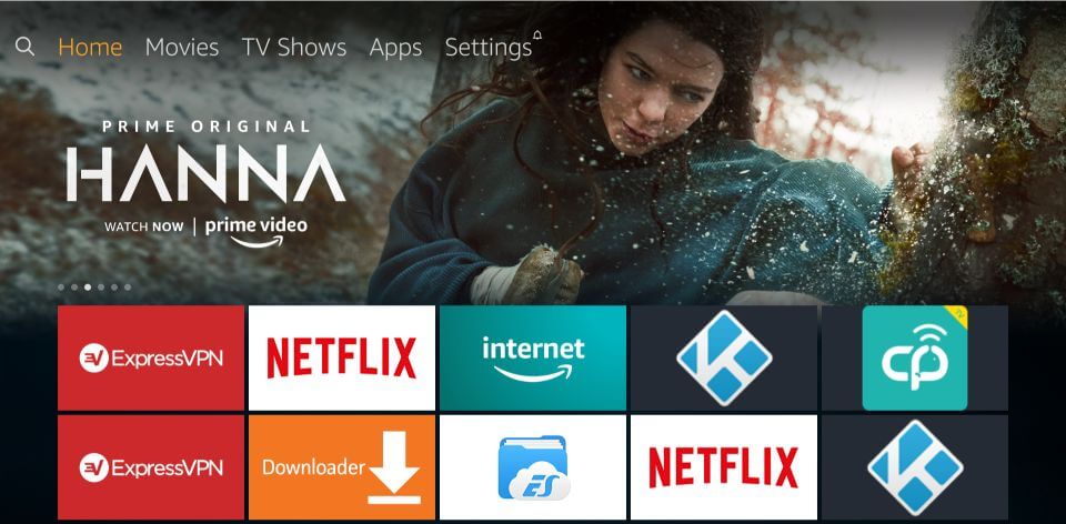 smart iptv app on firestick home screen