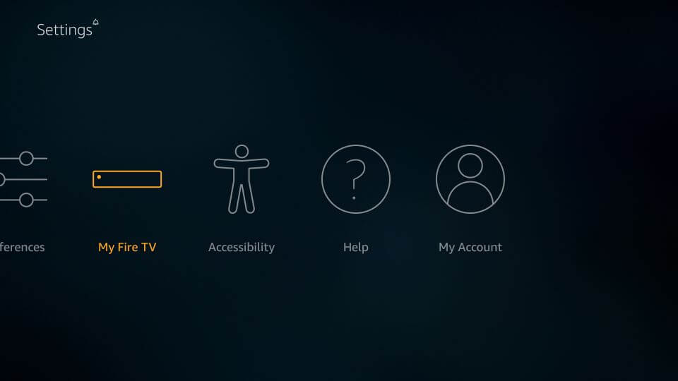 smart iptv the option My Fire TV